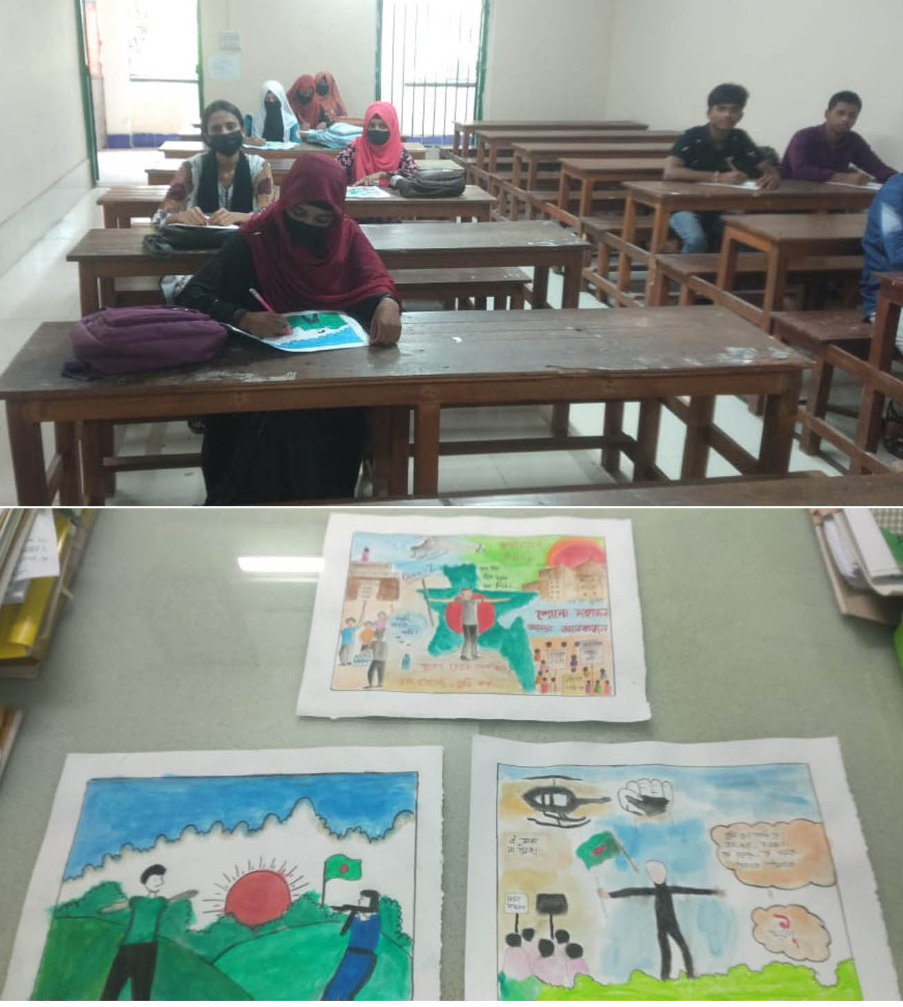 জুলাই গ্রাফিতি ও চিত্রাংকন 